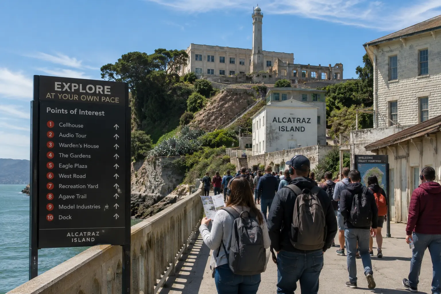 Exploring the Island at Your Own Pace Points