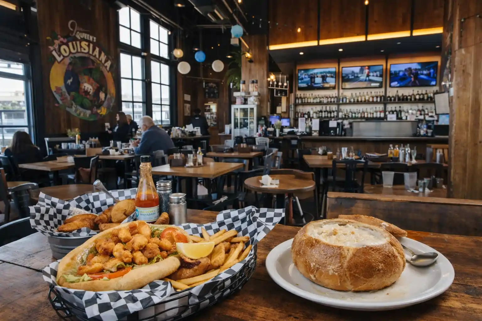 queens louisiana po boy café