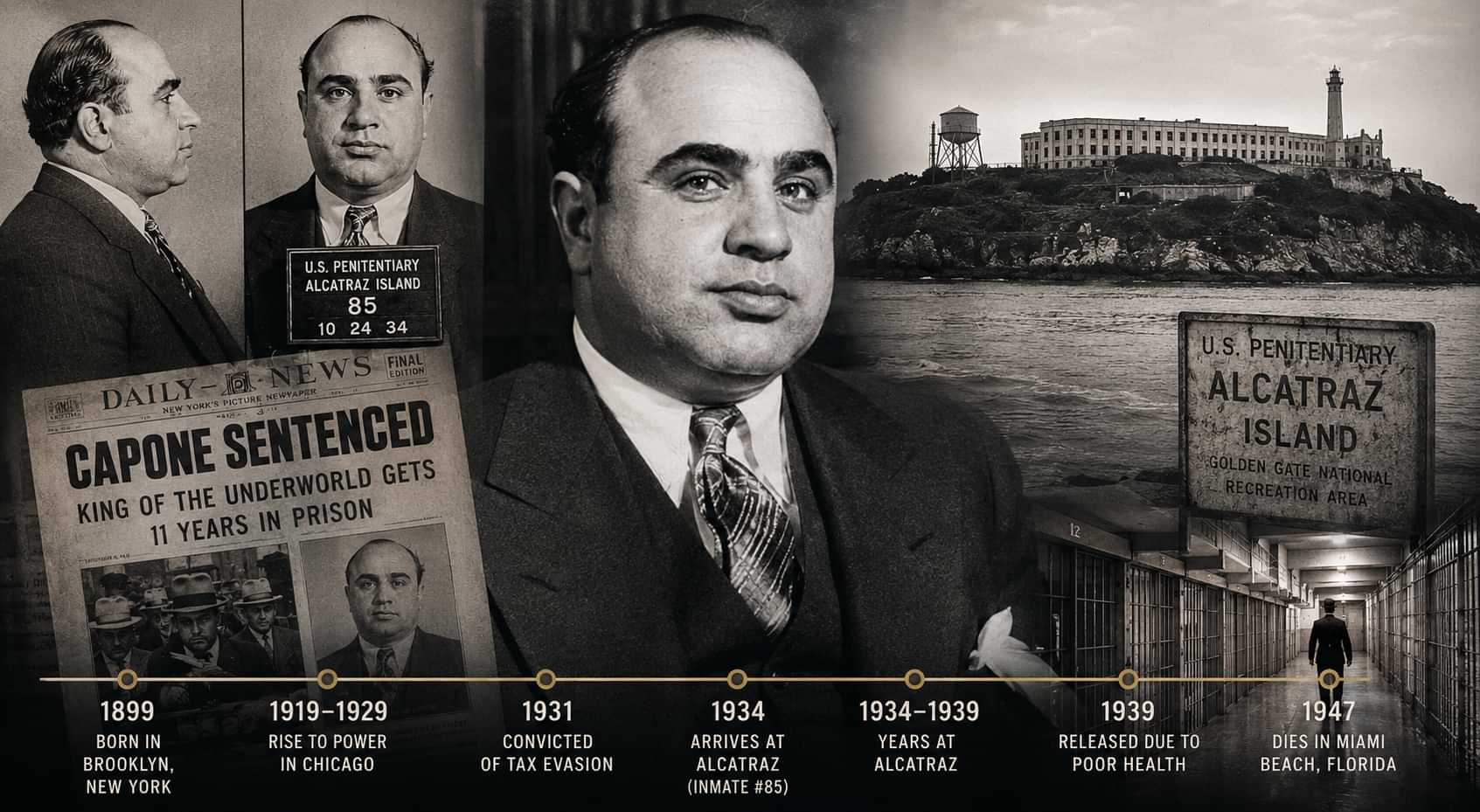 The Truth About Al “Scarface” Capone at Alcatraz: A Complete Timeline