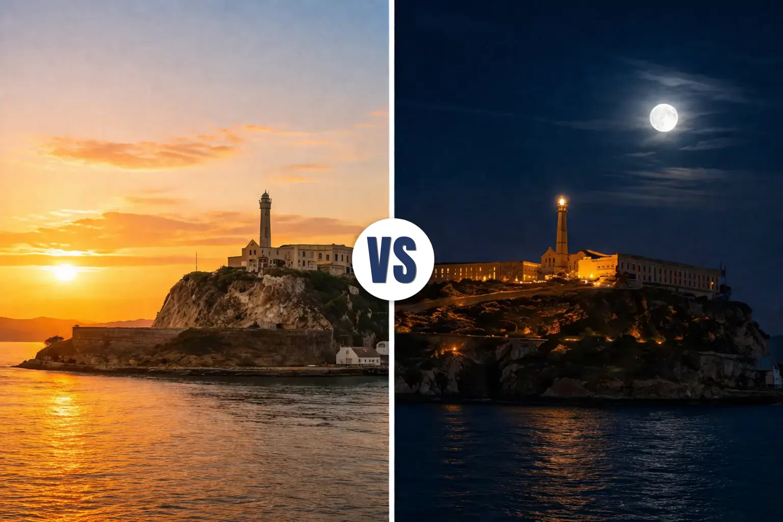 sunset vs late night experience